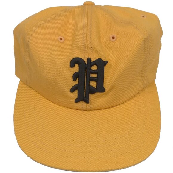NEW RARE Vintage Polo Ralph Lauren Baseball Hat! Yellow & BlackBaroque PWool